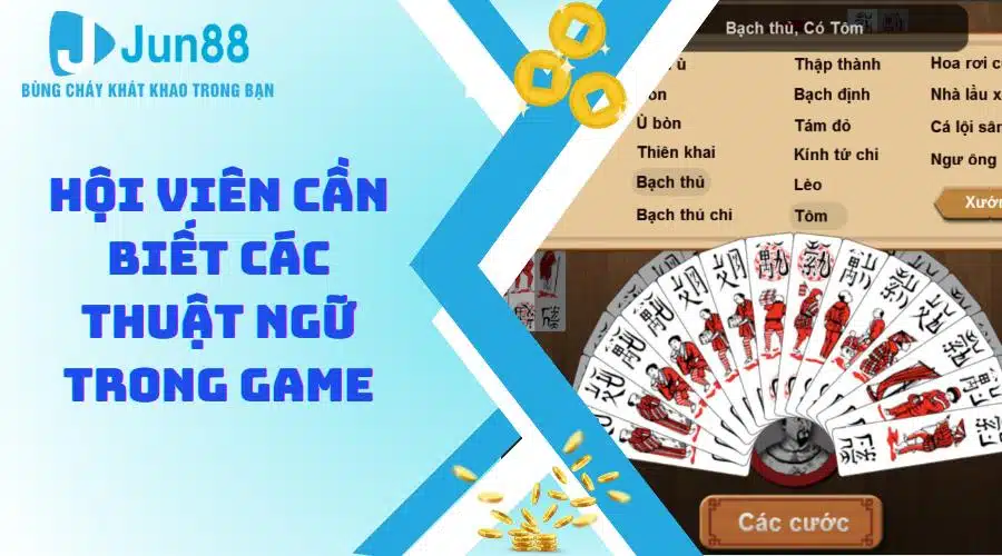 Hội viên cần biết các thuật ngữ trong game để trải nghiệm